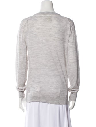 Zadig & Voltaire Merino Wool V-Neck Sweatshirt