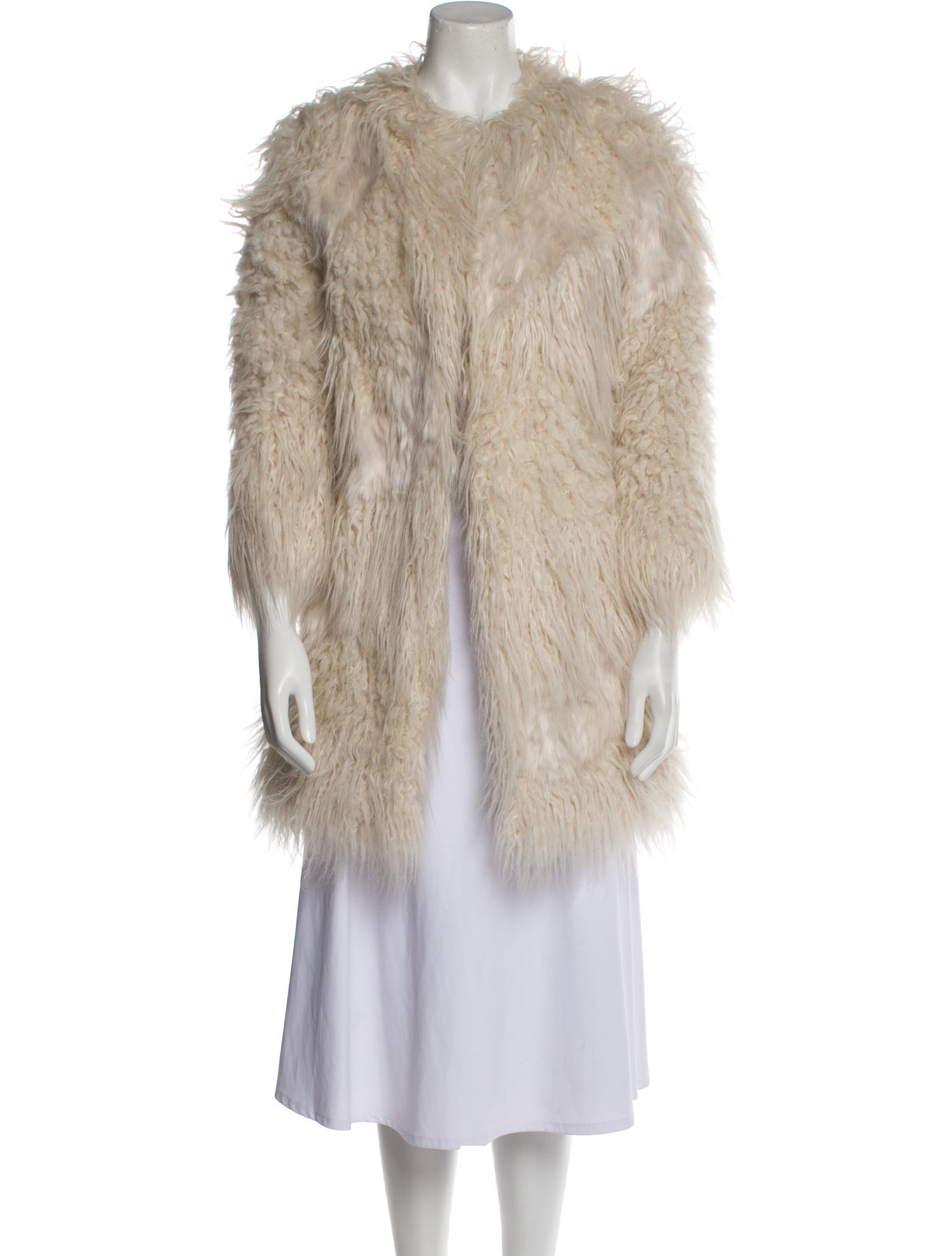 Zadig & Voltaire Faux Fur Fur Coat