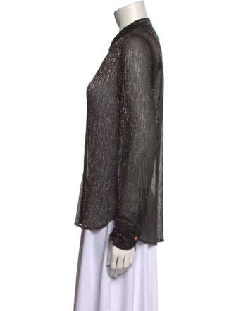 Zadig & Voltaire Long Sleeve Button-Up Top