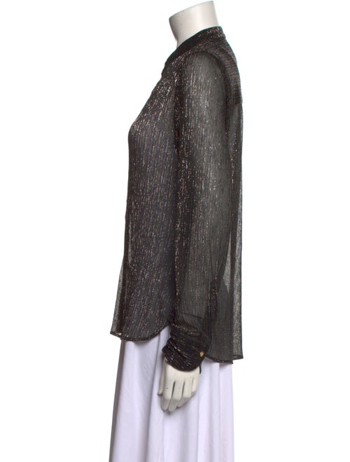 Zadig & Voltaire Long Sleeve Button-Up Top