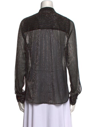 Zadig & Voltaire Long Sleeve Button-Up Top