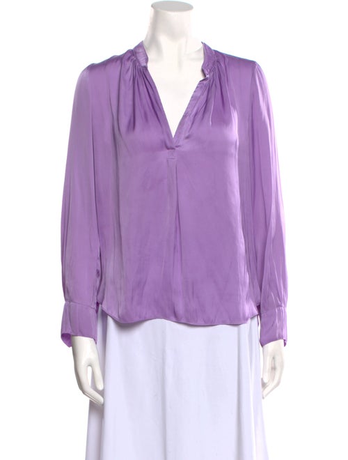 Zadig & Voltaire V-Neck Long Sleeve Blouse