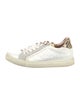 Zadig & Voltaire Leather Colorblock Pattern Sneakers