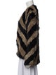 Zadig & Voltaire Fur Striped Fur Jacket