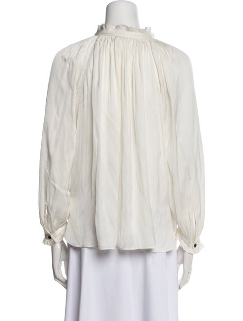 Zadig & Voltaire Tie Neck Long Sleeve Blouse