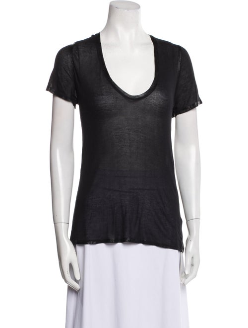 Zadig & Voltaire Scoop Neck Short Sleeve T-Shirt
