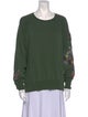 Zadig & Voltaire Scoop Neck Long Sleeve Sweatshirt