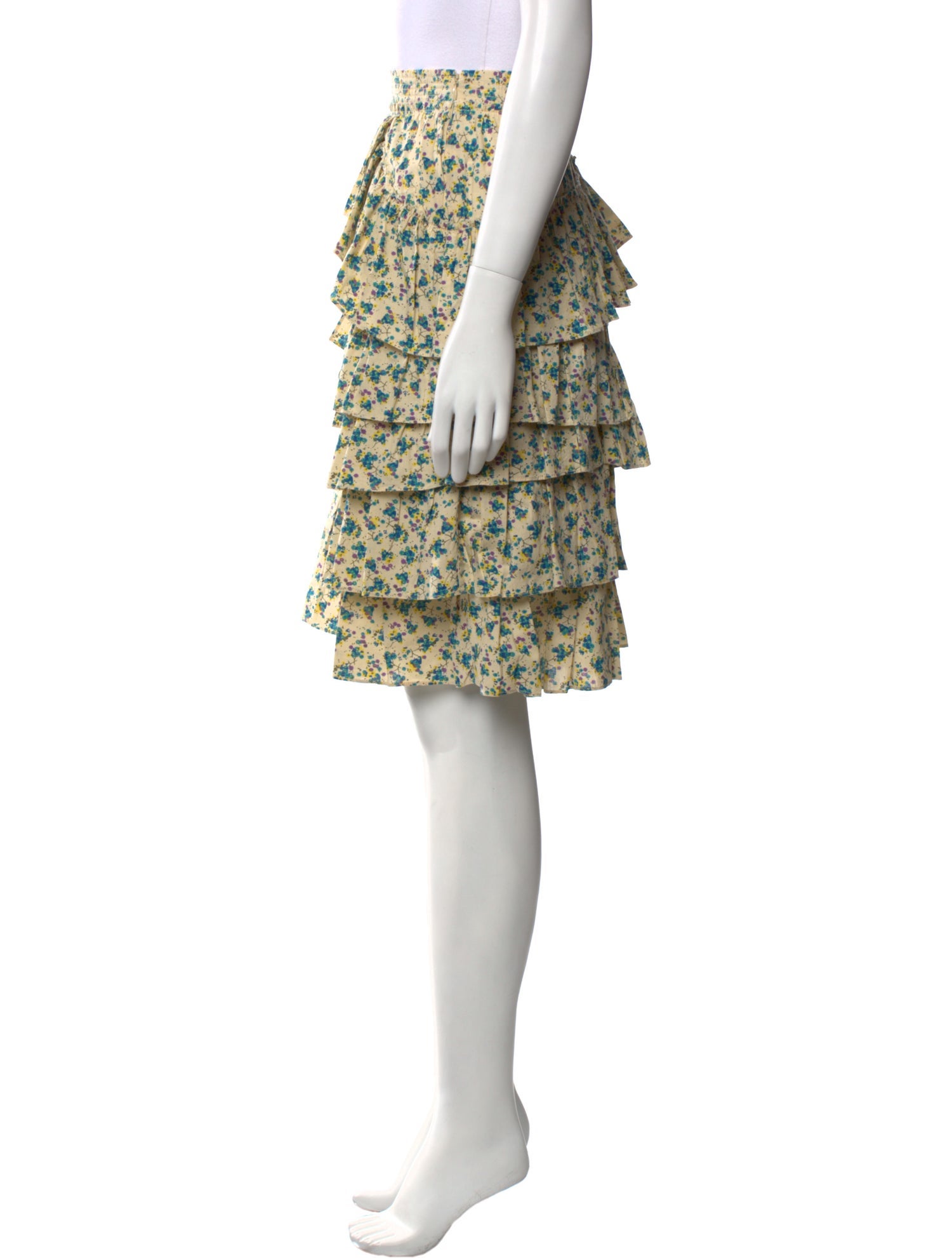 Zadig & Voltaire Floral Print Knee-Length Skirt