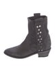 Zadig & Voltaire Suede Moto Boots