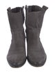 Zadig & Voltaire Suede Moto Boots