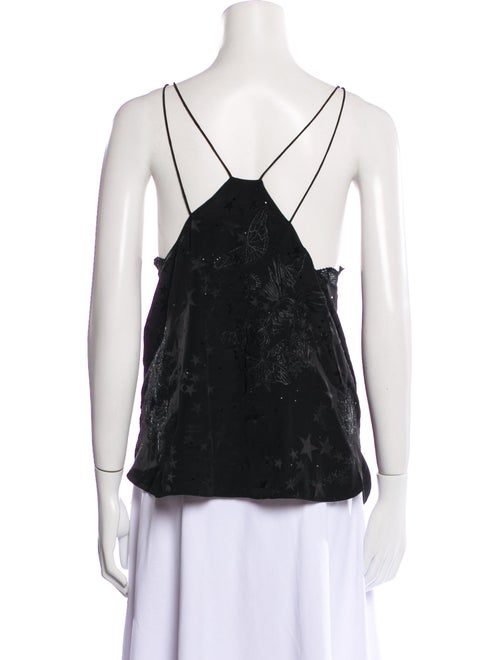 Zadig & Voltaire Silk V-Neck Top