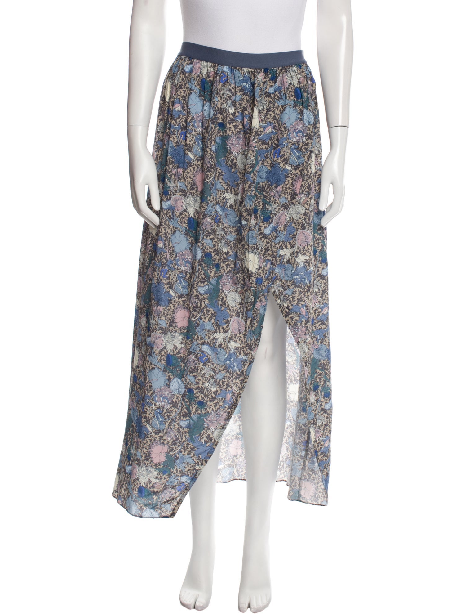 Zadig & Voltaire Floral Print Midi Length Skirt w/ Tags