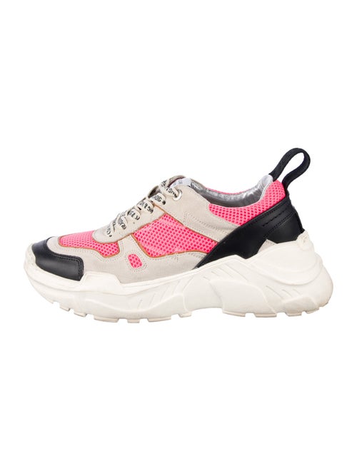 Zadig & Voltaire Suede Printed Chunky Sneakers