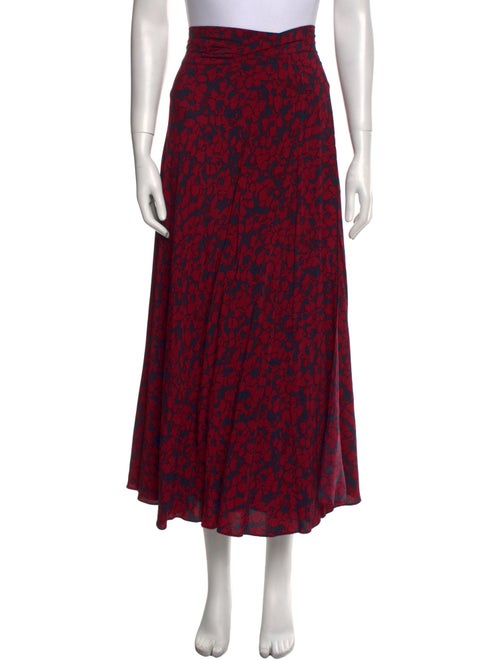 Zadig & Voltaire Printed Midi Length Skirt