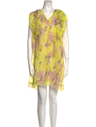 Zadig & Voltaire Floral Print Mini Dress