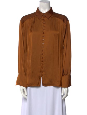 Zadig & Voltaire Long Sleeve Button-Up Top