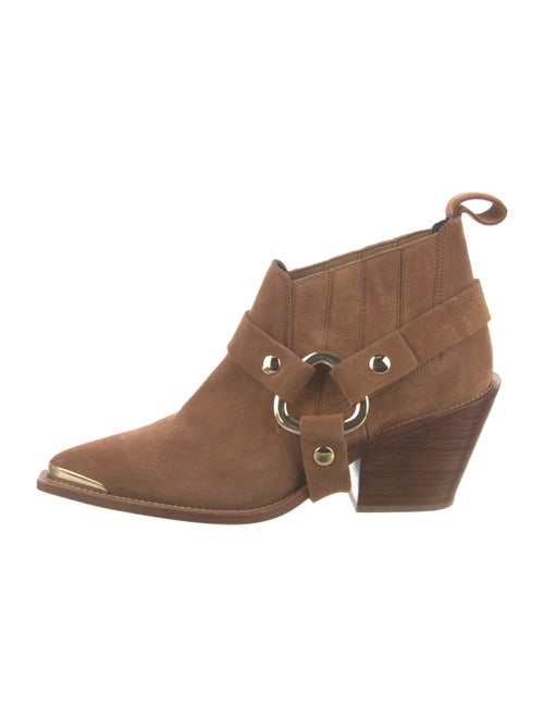 Zadig & Voltaire Suede Moto Boots