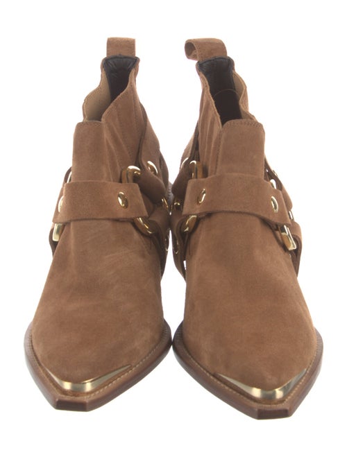 Zadig & Voltaire Suede Moto Boots