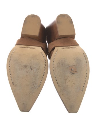 Zadig & Voltaire Suede Moto Boots