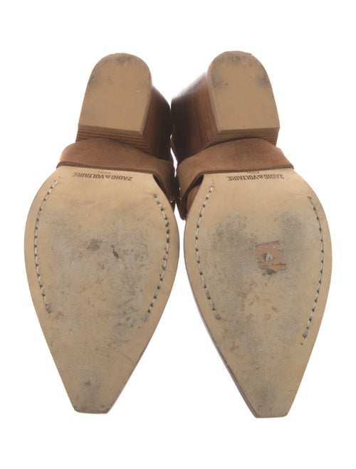 Zadig & Voltaire Suede Moto Boots