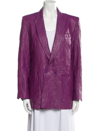 Zadig & Voltaire Leather Blazer