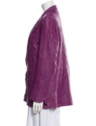 Zadig & Voltaire Leather Blazer