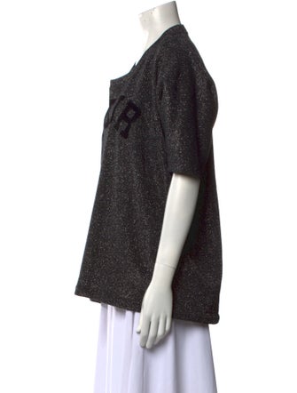 Zadig & Voltaire Scoop Neck Short Sleeve T-Shirt