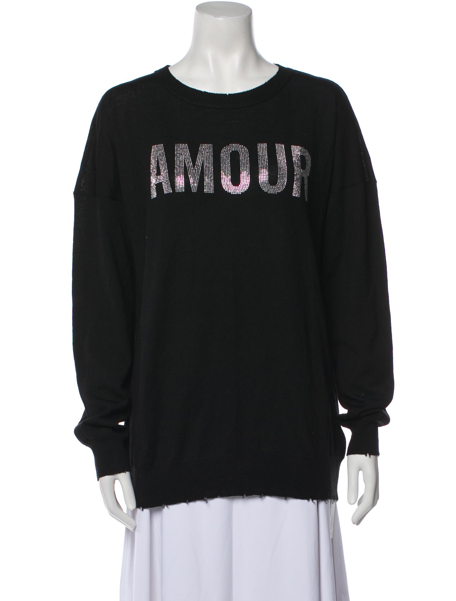 Zadig & Voltaire Merino Wool Graphic Print Sweatshirt