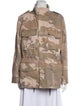 Zadig & Voltaire Camouflage Print Utility Jacket