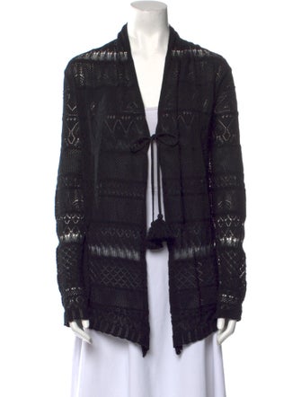 Zadig & Voltaire Plaid Print V-Neck Sweater