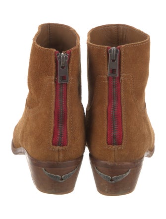 Zadig & Voltaire Suede Western Boots