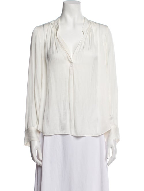 Zadig & Voltaire V-Neck Long Sleeve Blouse