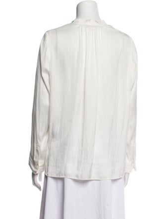 Zadig & Voltaire V-Neck Long Sleeve Blouse