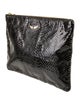 Zadig & Voltaire Embossed Leather Clutch
