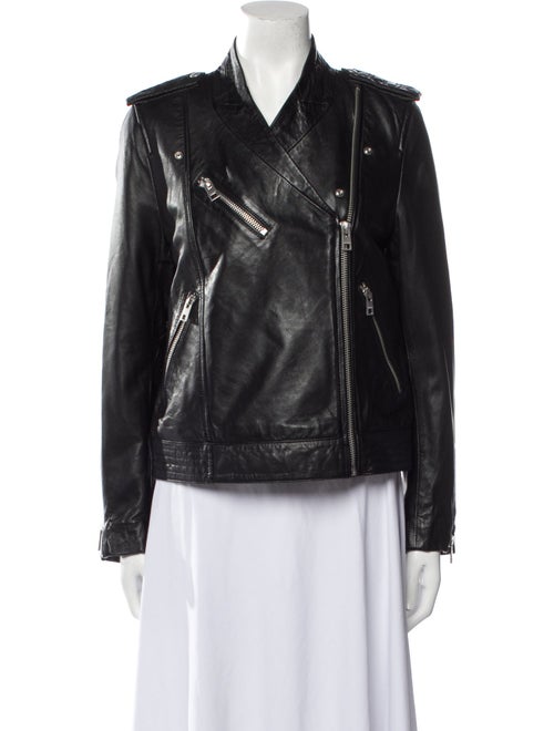Zadig & Voltaire Leather Biker Jacket