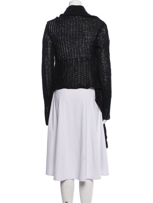 Zadig & Voltaire Crochet Plunge Neckline Sweater