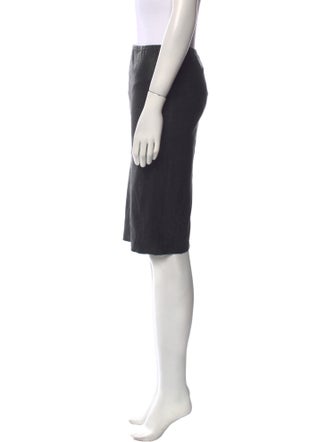 Zadig & Voltaire Lamb Leather Knee-Length Skirt