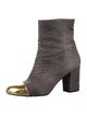 Zadig & Voltaire Embossed Ankle Boots