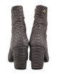 Zadig & Voltaire Embossed Ankle Boots