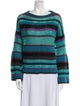 Zadig & Voltaire Striped Bateau Neckline Sweater