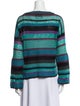 Zadig & Voltaire Striped Bateau Neckline Sweater