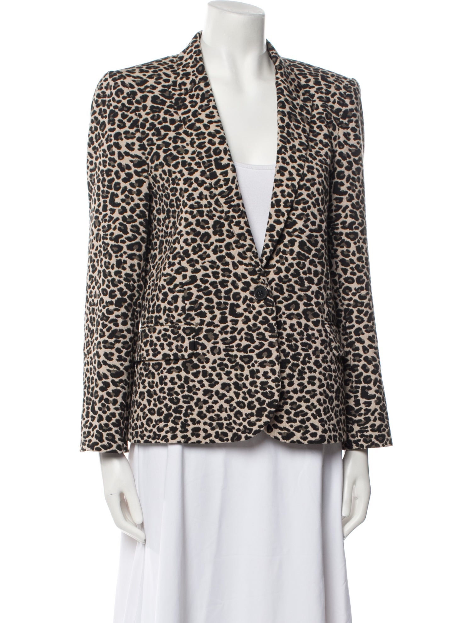 Zadig & Voltaire Animal Print Blazer