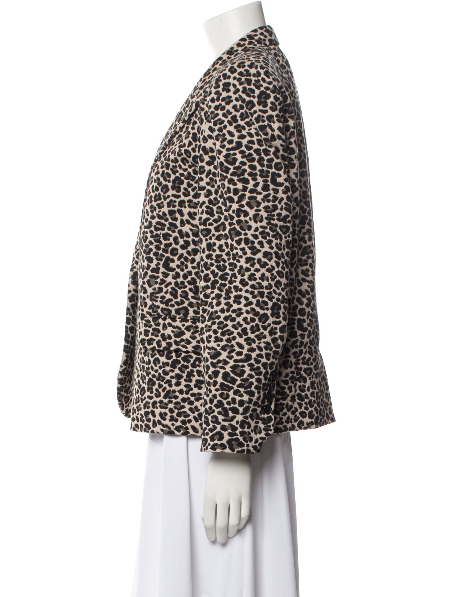 Zadig & Voltaire Animal Print Blazer