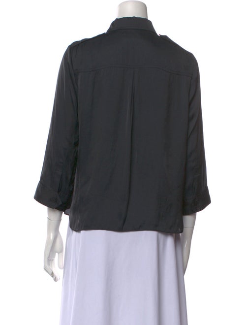 Zadig & Voltaire Three-Quarter Sleeve Button-Up Top