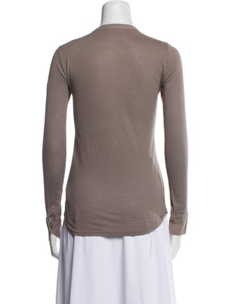 Zadig & Voltaire Crew Neck Long Sleeve Top