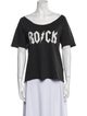 Zadig & Voltaire Graphic Print Scoop Neck T-Shirt