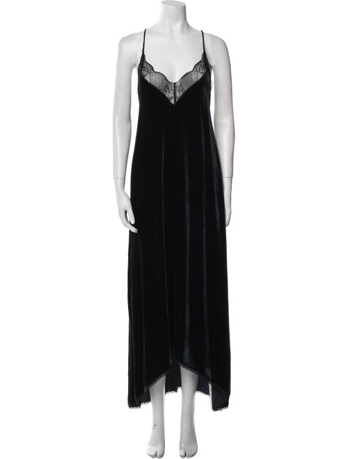 Zadig & Voltaire V-Neck Long Dress