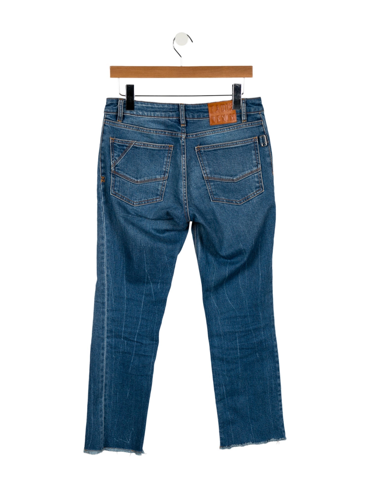 Zadig & Voltaire Mid-Rise Straight Leg Jeans