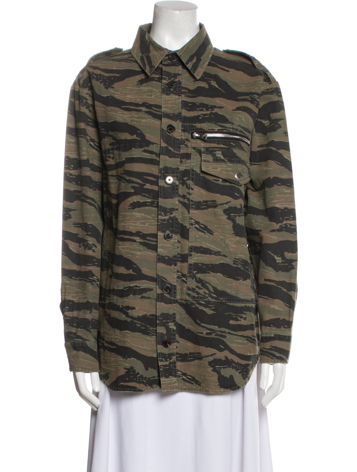 Zadig & Voltaire Camouflage Print Jacket