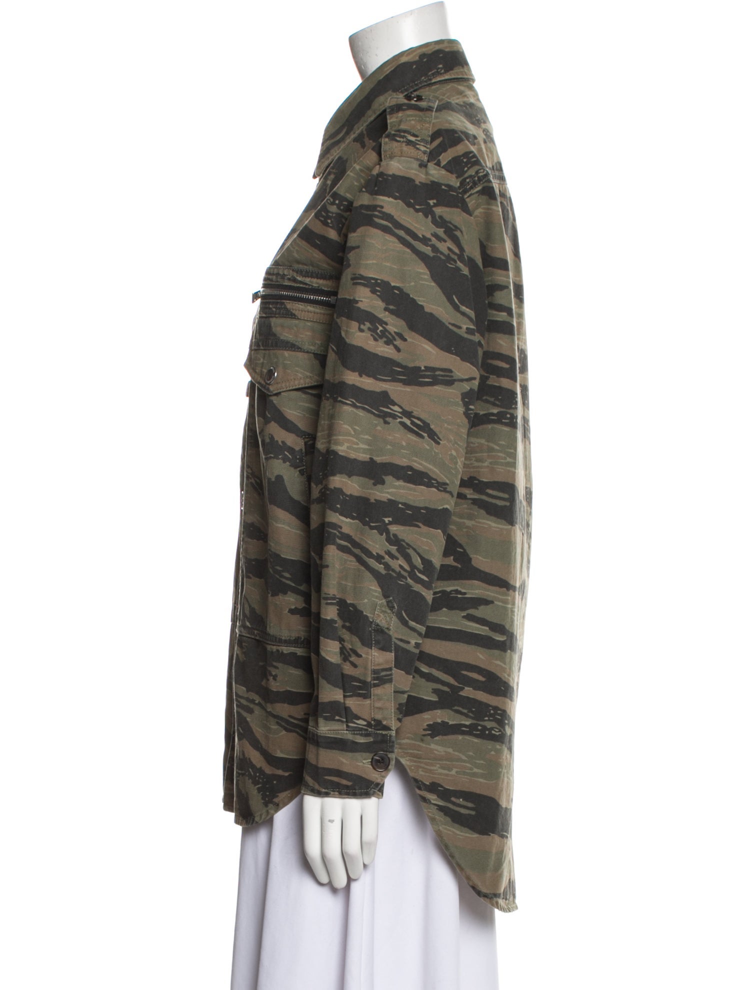 Zadig & Voltaire Camouflage Print Jacket